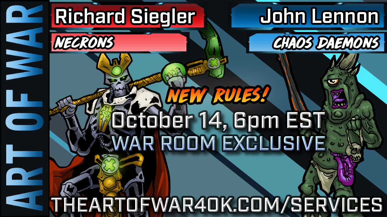 Coaching Game: Necrons vs Slaanesh – The Art of War